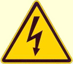 Señal riesgo eléctrico